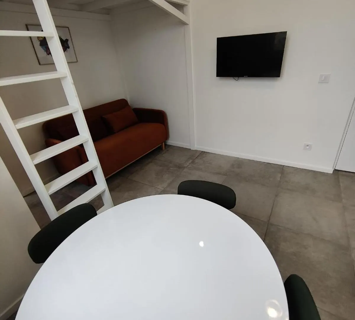 Appartement Loft Chic Avec Mezzanine Contemporaine à Vénissieux